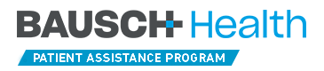 "Bausch Health, PATIENT ASSISTANCE PROGRAM", logo
